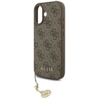 Guess MagSafe dėklas iPhone 17 – rudas