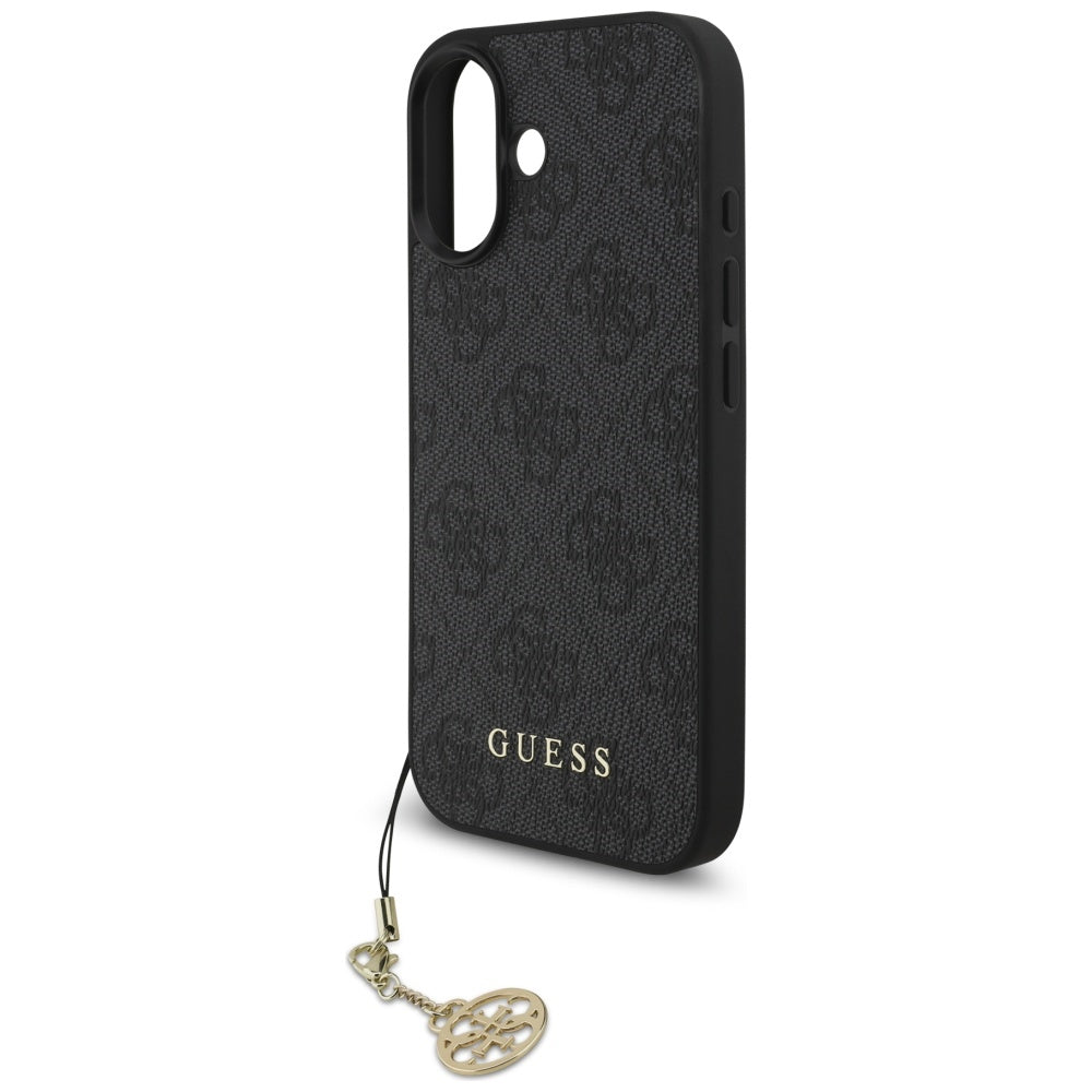 Guess 4G Charms MagSafe dėklas iPhone 17 – juodas -- iPhone 17