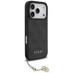 Guess 4G Charms Collection MagSafe dėklas, skirtas iPhone 17 Pro - black