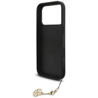 Guess 4G Charms Collection MagSafe dėklas, skirtas iPhone 17 Pro - black