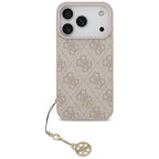 Guess 4G Charms MagSafe dėklas iPhone 17 Pro – rožinis