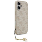 Guess 4G Charms MagSafe dėklas iPhone 17 – rožinis