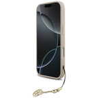 Guess 4G Charms MagSafe dėklas iPhone 17 – rožinis