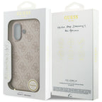 Guess 4G Charms MagSafe dėklas iPhone 17 – rožinis