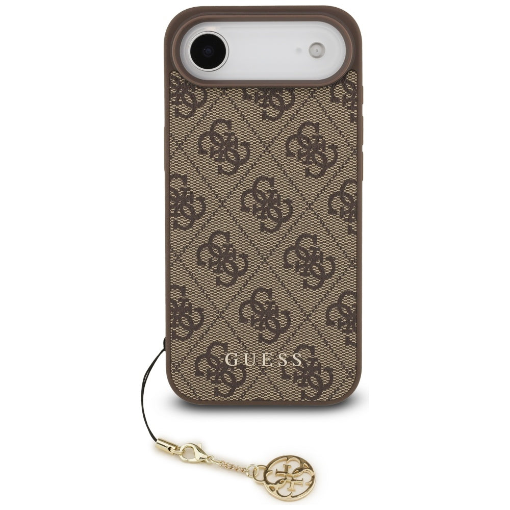 Guess 4G Charms MagSafe dėklas iPhone 17 Air – rudas