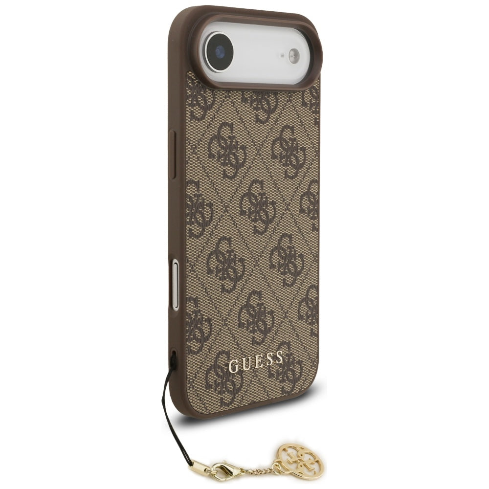 Guess 4G Charms MagSafe dėklas iPhone 17 Air – rudas