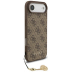 Guess 4G Charms MagSafe dėklas iPhone 17 Air – rudas