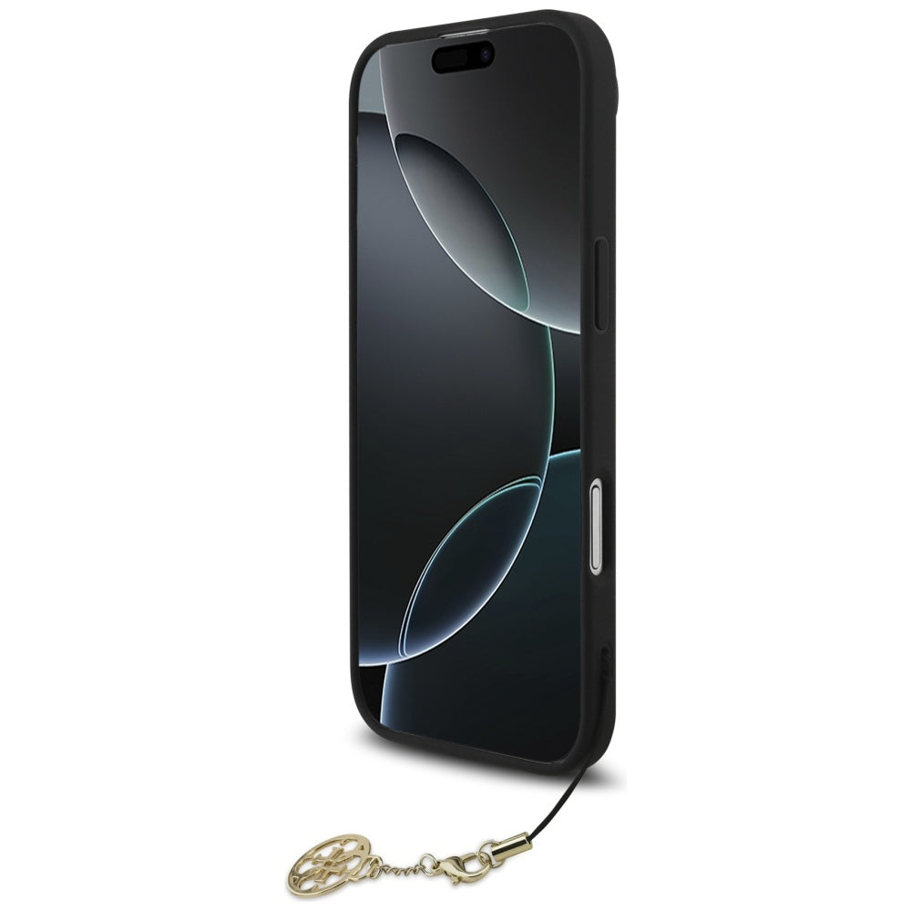 Guess 4G Charms MagSafe dėklas iPhone Air – juodas