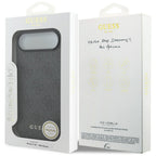 Guess 4G Charms MagSafe dėklas iPhone Air – juodas