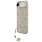 Guess 4G Charms Collection MagSafe Dėklas iPhone Air - rožinis