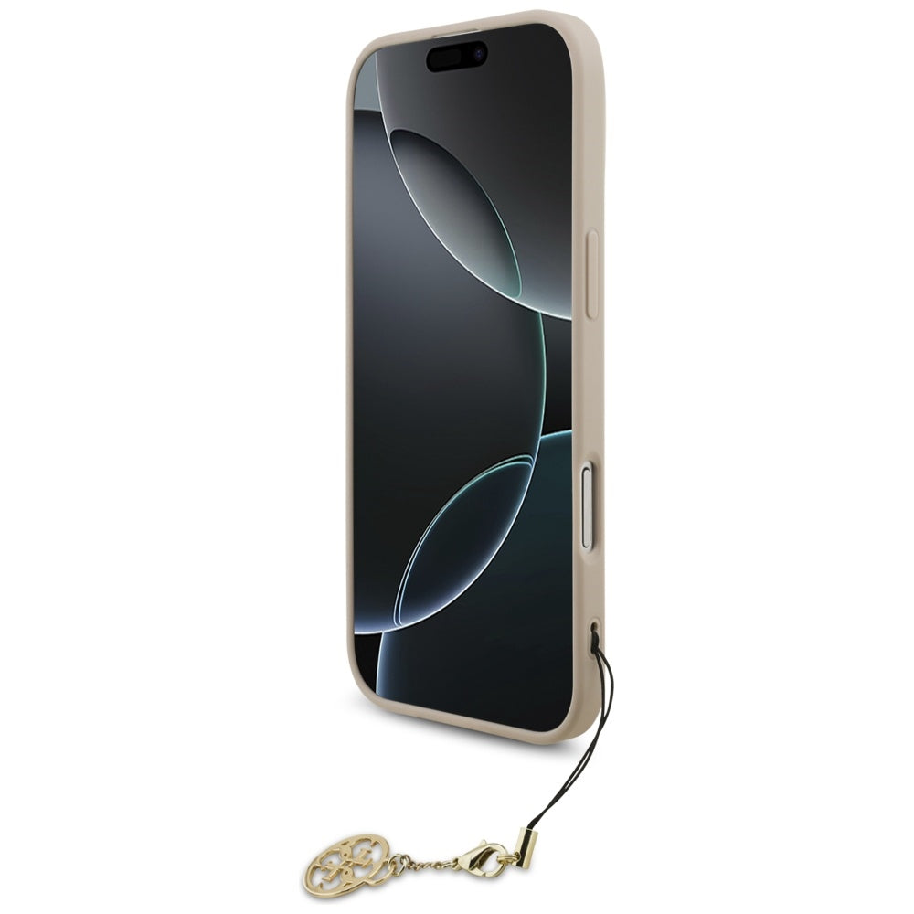 Guess 4G Charms Collection MagSafe Dėklas iPhone Air - rožinis