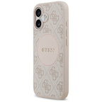 Guess 4G Circle Classic Logo MagSafe dėklas iPhone 17 - Rožinis -- iPhone 17