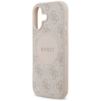 Guess 4G Circle Classic Logo MagSafe dėklas iPhone 17 - Rožinis -- iPhone 17