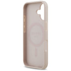 Guess 4G Circle Classic Logo MagSafe dėklas iPhone 17 - Rožinis -- iPhone 17