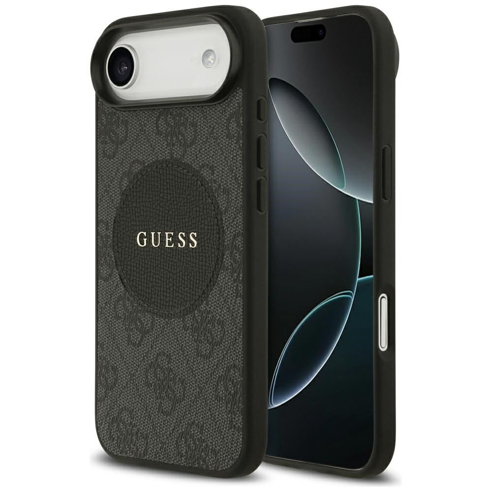 Guess 4G Circle Classic Logo MagSafe dėklas iPhone Air - juodas -- iPhone Air