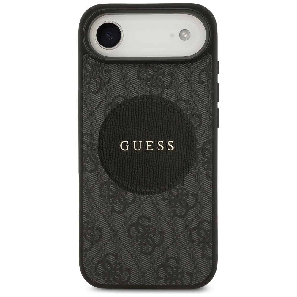 Guess 4G Circle Classic Logo MagSafe dėklas iPhone Air - juodas -- iPhone Air