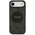 Guess 4G Circle Classic Logo MagSafe dėklas iPhone Air - juodas -- iPhone Air