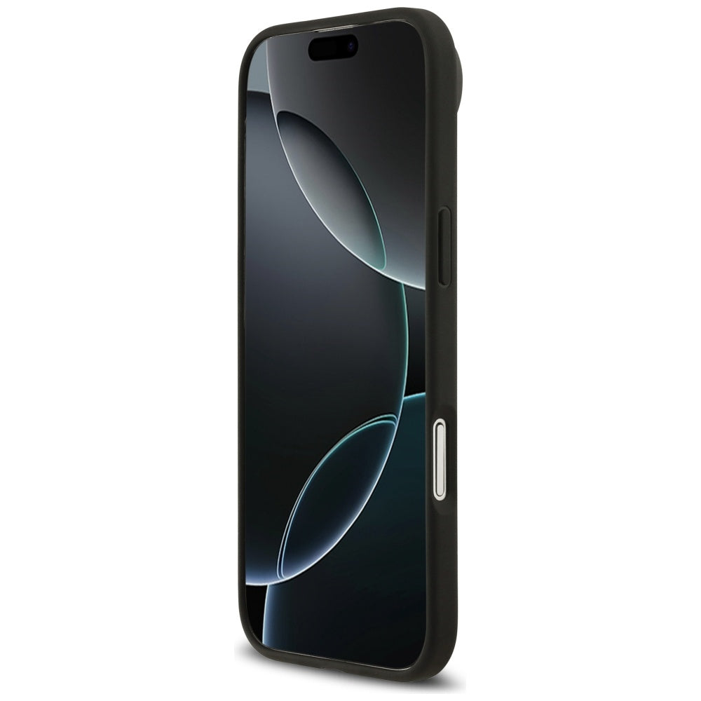Guess 4G Circle Classic Logo MagSafe dėklas iPhone Air - juodas -- iPhone Air