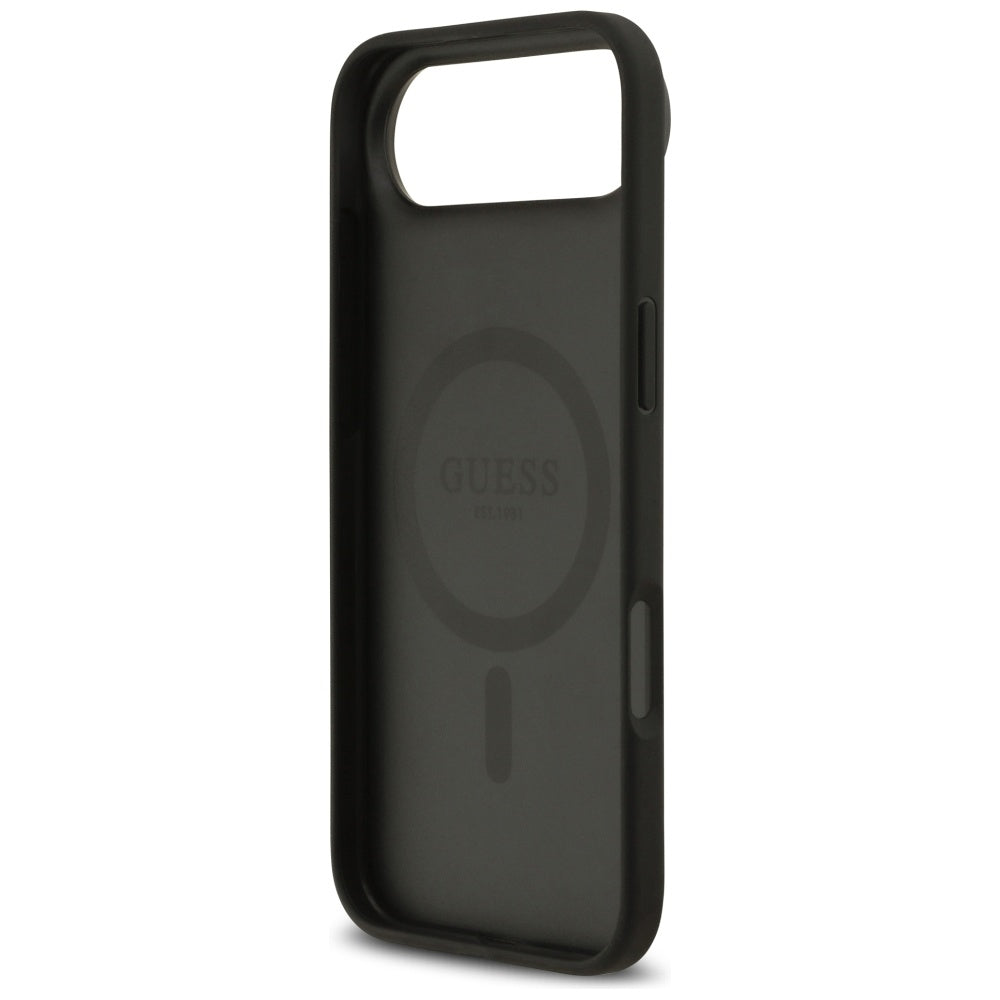 Guess 4G Circle Classic Logo MagSafe dėklas iPhone Air - juodas -- iPhone Air