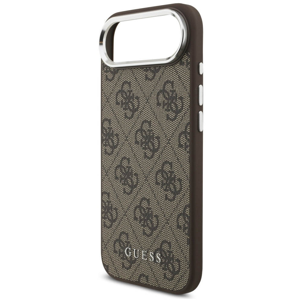 Guess 4G Klasikinis logotipas MagSafe Dėklas, skirtas iPhone Air - rudas