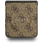 Guess 4G Classic MagSafe dėklas Samsung Galaxy Z Flip7 – rudas