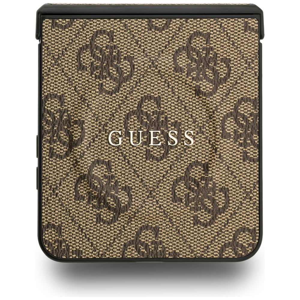 Guess 4G Classic MagSafe dėklas Samsung Galaxy Z Flip7 – rudas