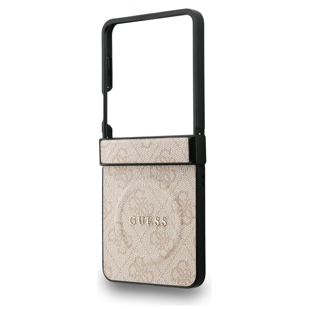 Guess MagSafe dėklas Galaxy Z Flip7 – rožinis