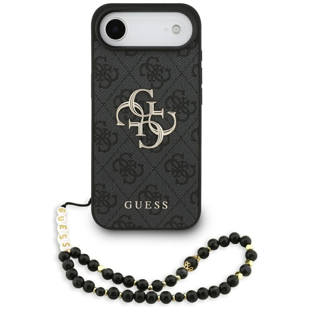 Guess 4G dėklas iPhone Air – juodas su dirželiu