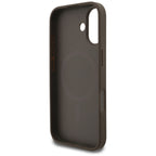Guess 4G Strap Triangle Logo MagSafe dėklas iPhone 17 - rudas -- Cell phone cases and covers