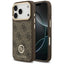 Guess 4G Strass Logo MagSafe dėklas, skirtas iPhone 17 Pro - ruda