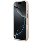 Guess 4G Strass Logo MagSafe Dėklas, skirtas iPhone 17 Pro – rožinė