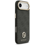 Guess 4G Strass Logo MagSafe dėklas, skirtas iPhone Air - juodas