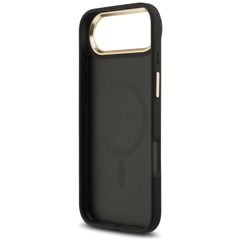 Guess 4G Strass Logo MagSafe dėklas, skirtas iPhone Air - juodas