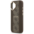 Guess 4G Stripe MagSafe dėklas iPhone 17 - rudas