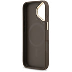 Guess 4G Stripe MagSafe dėklas iPhone 17 - rudas