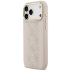 Guess 4G Stripe MagSafe dėklas iPhone 17 Pro Max - Rožinis -- iPhone 17 Pro Max