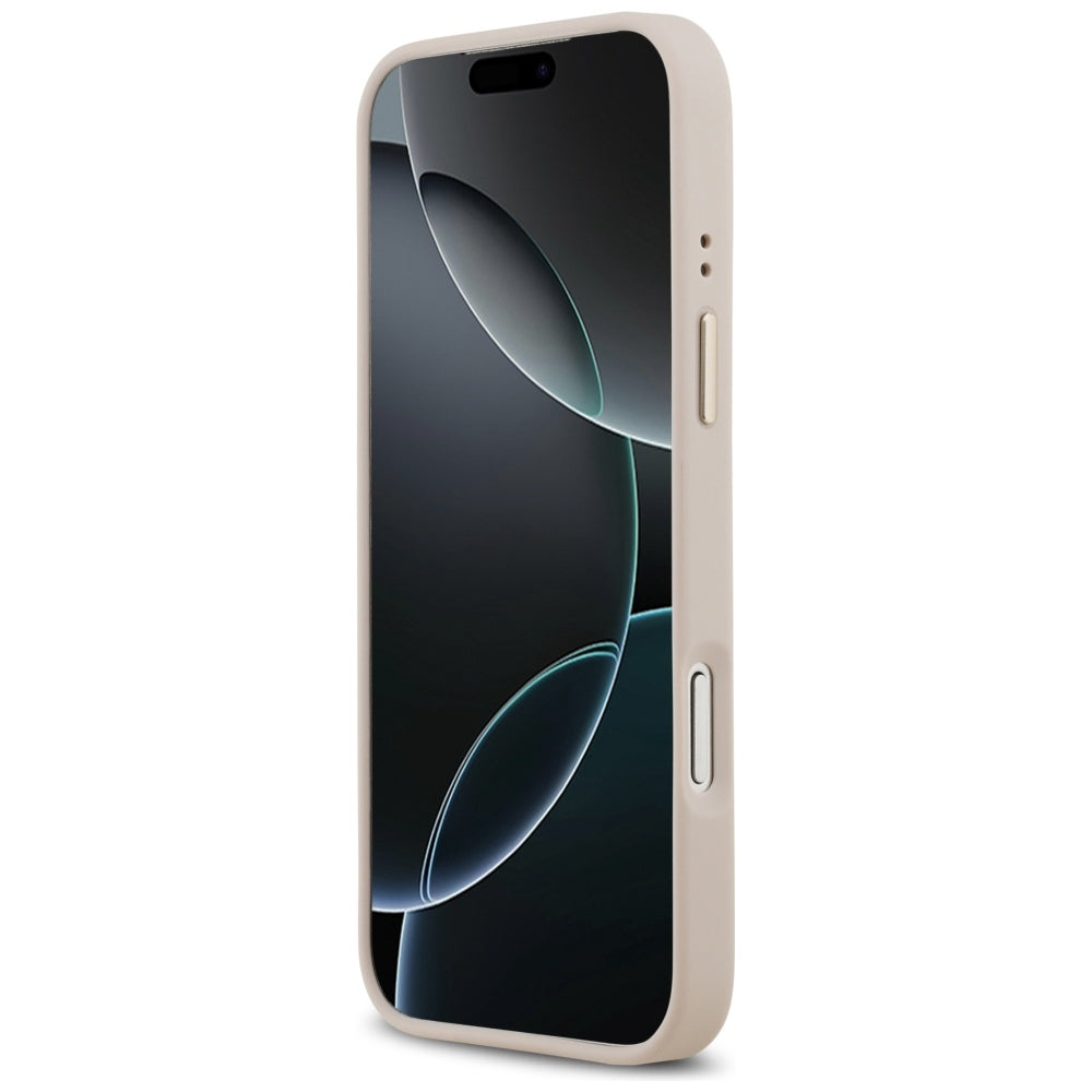 Guess 4G Stripe MagSafe dėklas iPhone 17 Pro Max - Rožinis -- iPhone 17 Pro Max