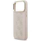 Guess 4G Stripe MagSafe dėklas iPhone 17 Pro Max - Rožinis -- iPhone 17 Pro Max