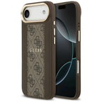 Guess 4G Stripe MagSafe dėklas iPhone Air - rudas