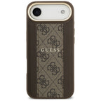 Guess 4G Stripe MagSafe dėklas iPhone Air - rudas
