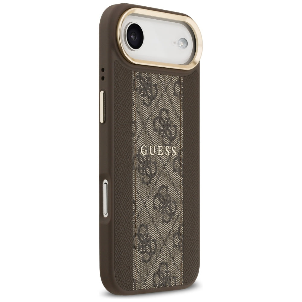 Guess 4G Stripe MagSafe dėklas iPhone Air - rudas