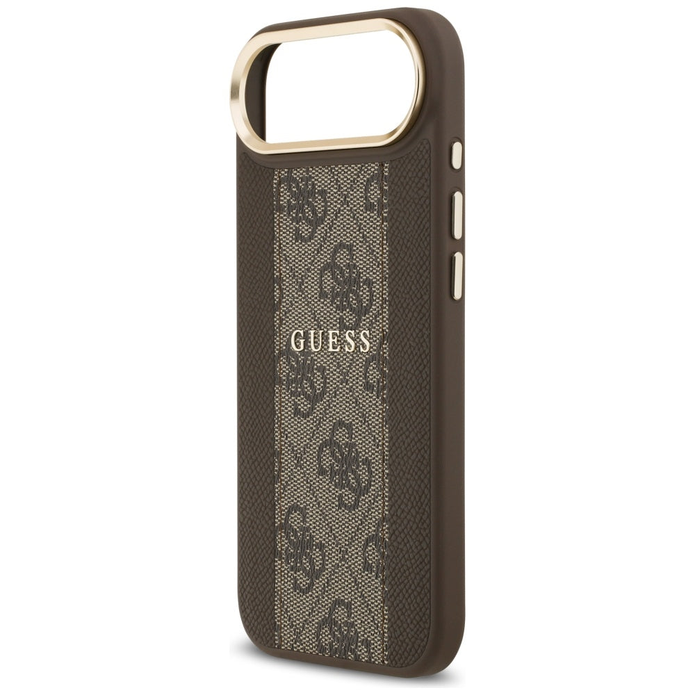 Guess 4G Stripe MagSafe dėklas iPhone Air - rudas