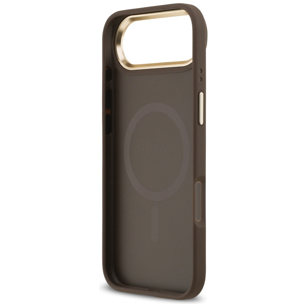 Guess 4G Stripe MagSafe dėklas iPhone Air - rudas
