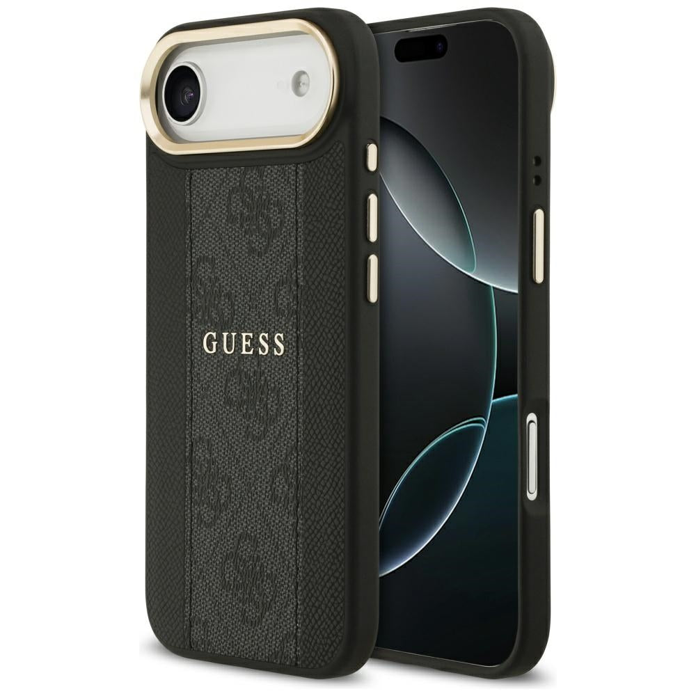 Guess 4G Stripe MagSafe dėklas iPhone Air - juodas