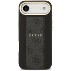 Guess 4G Stripe MagSafe dėklas iPhone Air - juodas