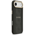 Guess 4G Stripe MagSafe dėklas iPhone Air - juodas