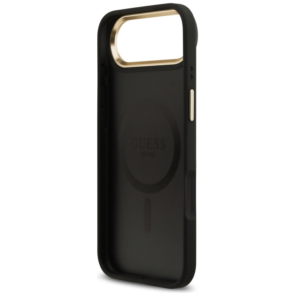 Guess 4G Stripe MagSafe dėklas iPhone Air - juodas