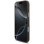 Guess 4G Triangle Logo MagSafe dėklas iPhone 17 Pro Max - Ruda ir Auksinė -- iPhone 17 Pro Max
