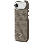 Guess 4G Triangle Logo MagSafe dėklas, skirtas iPhone Air - rudas