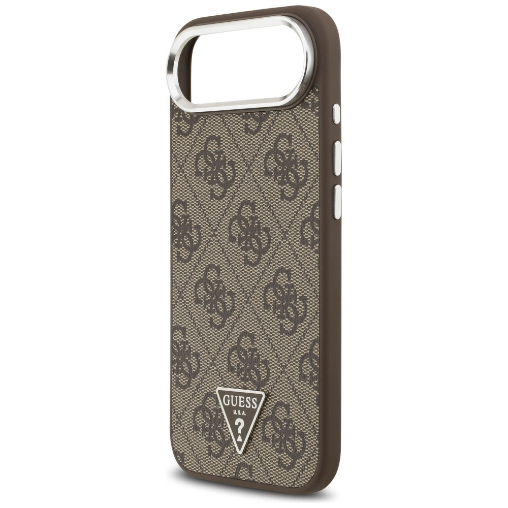 Guess 4G Triangle Logo MagSafe dėklas, skirtas iPhone Air - rudas
